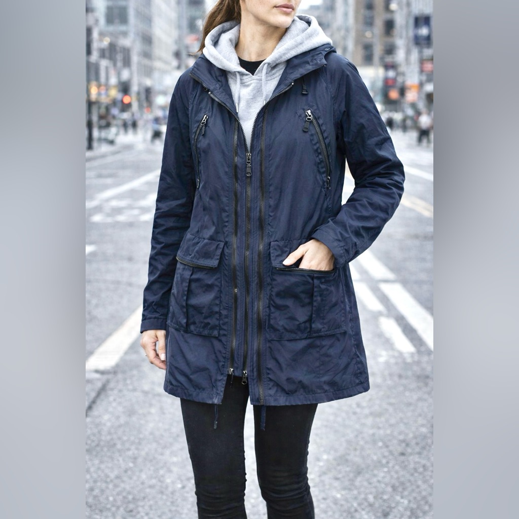 Get General Equipment Technique Tech Anorak Jacket Navy Hooded Utility Sz S $329